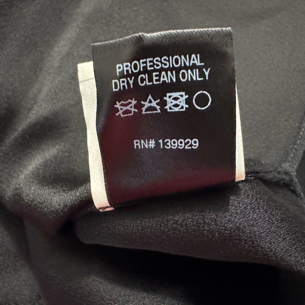 Adam Lippes Black Crepe Scarf Wrap Shell Sleeveless Blouse Size 8 - Picture 12 of 14